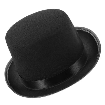 Chapeaux haut de forme fête - Noir - M (56 - 58cm) | La boutique du chapeau