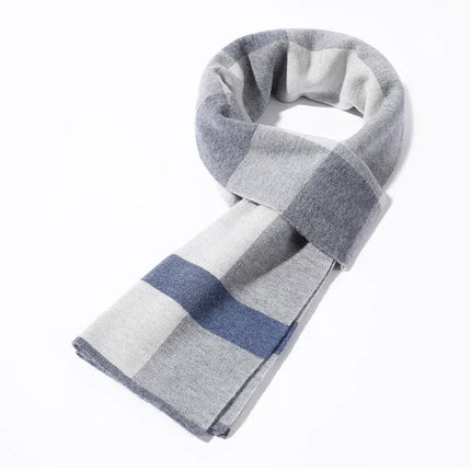 Écharpe homme - Bleu - 180 - 30CM | La boutique du chapeau