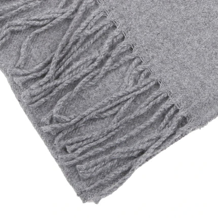 Écharpes de couleurs unies pour homme - gris foncé - | La boutique du chapeau