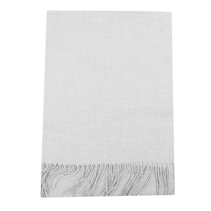 Écharpes de couleurs unies pour homme - blanc - | La boutique du chapeau