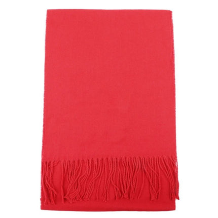 Écharpes de couleurs unies pour homme - Rouge - | La boutique du chapeau