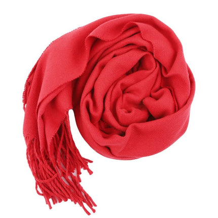 Écharpes de couleurs unies pour homme - rouge - | La boutique du chapeau