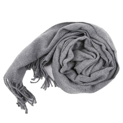 Écharpes de couleurs unies pour homme - Gris foncé - | La boutique du chapeau