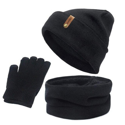 Ensemble 3 pièces classique - Noir - Adulte | La boutique du chapeau