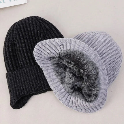 Ensemble bonnet cache - cou pour homme - Gris - Ajustable (du 54 au 59) | La boutique du chapeau