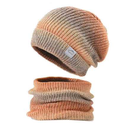 Ensemble de chapeaux et écharpes tricotés - Multicouleur - Adulte | La boutique du chapeau