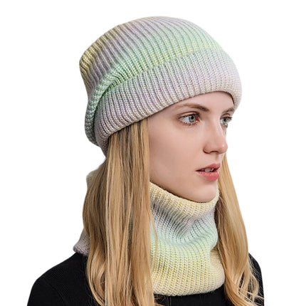 Ensemble de chapeaux et écharpes tricotés - Gris - Adulte | La boutique du chapeau