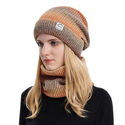 Ensemble de chapeaux et écharpes tricotés - Gris - Adulte | La boutique du chapeau