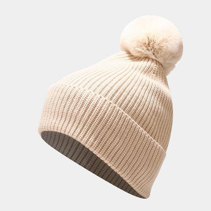 Ensemble gants et écharpes, bonnet en laine épaisse - Rose - Adulte | La boutique du chapeau
