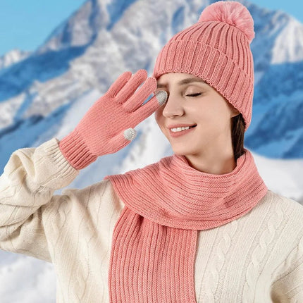 Ensemble femme velours - Rose - Ajustable (du 54 au 59) | La boutique du chapeau