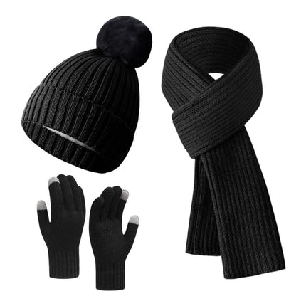 Ensemble femme velours - Noir - Ajustable (du 54 au 59) | La boutique du chapeau