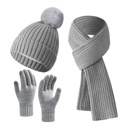Ensemble femme velours - Gris - Ajustable (du 54 au 59) | La boutique du chapeau