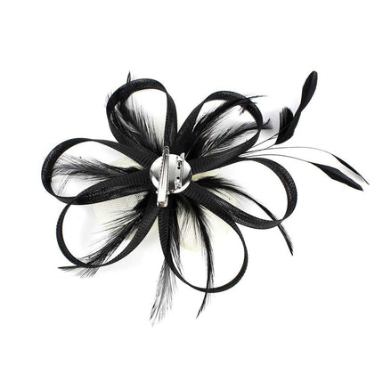 Fascinateur blanc et noir - | La boutique du chapeau