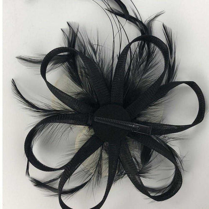 Fascinateur blanc et noir - | La boutique du chapeau