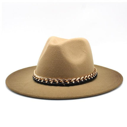 Fedora femme et homme - khaki - M (56 - 58cm) | La boutique du chapeau