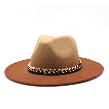 Fedora femme et homme - caramel - M (56 - 58cm) | La boutique du chapeau