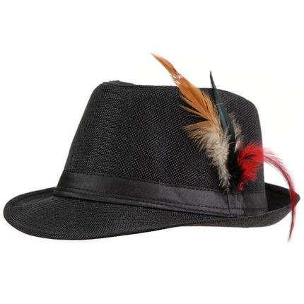 Fedora Trilby - Noir - M (56 - 58cm) | La boutique du chapeau