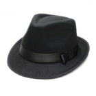 Fédora unisexe - Noir - M (56 - 58cm) | La boutique du chapeau