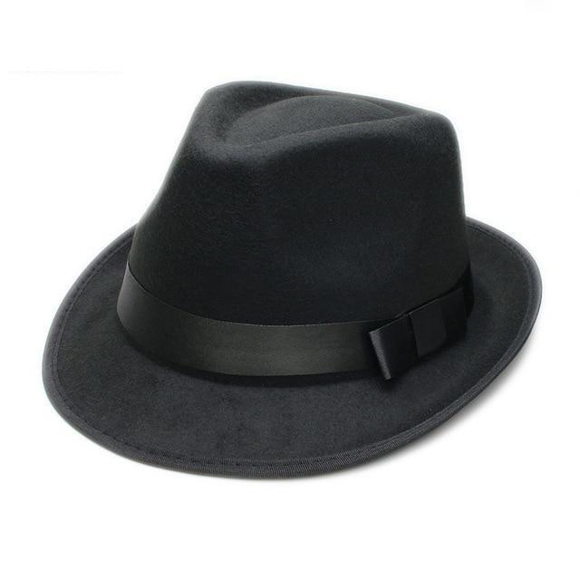 Fédora unisexe - Noir - M (56 - 58cm) | La boutique du chapeau