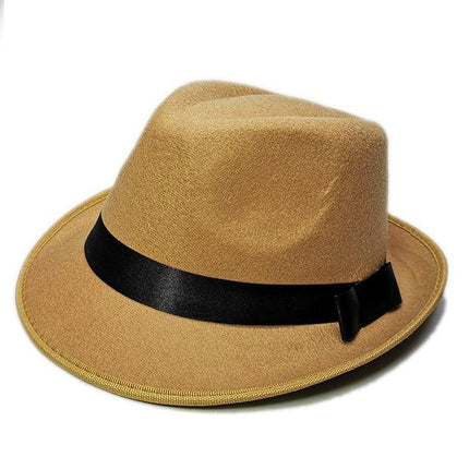 Fédora unisexe - Khaki - M (56 - 58cm) | La boutique du chapeau