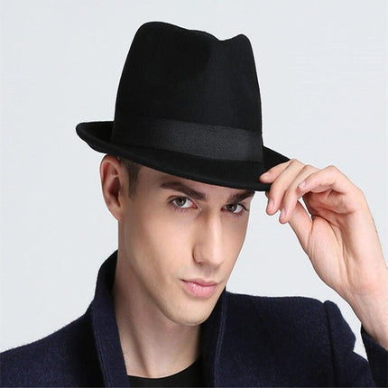 Fédora unisexe - Noir - M (56 - 58cm) | La boutique du chapeau