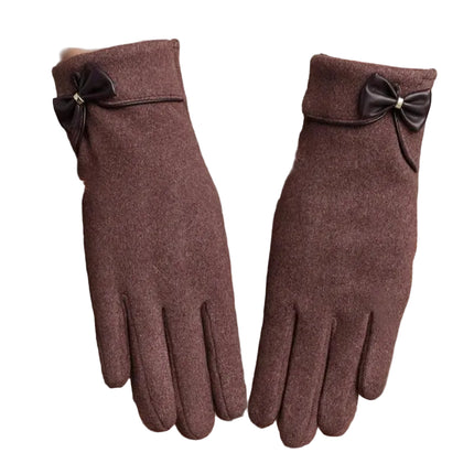 Gants coupe - vent en peluche interne - Violet - Ajustable ( 6 ½ à 8 ) | La boutique du chapeau