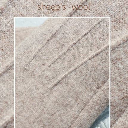 Gants en cachemire simples et élégants - Beige - Ajustable ( 6 ½ à 8 ) | La boutique du chapeau