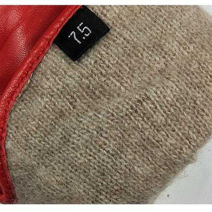 Gants En Cuir Véritable Hiver Automne Dames - Blanc - XXXL - 9 | La boutique du chapeau