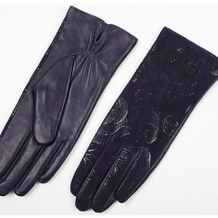 Gants En Cuir Véritable pour Femmes - Rouge - M - 7 | La boutique du chapeau