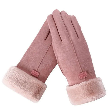 Gants épais et chauds - Rose - Ajustable ( 6 ½ à 8 ) | La boutique du chapeau