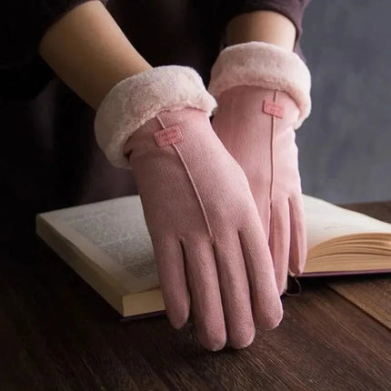 Gants épais et chauds - Marron - Ajustable ( 6 ½ à 8 ) | La boutique du chapeau