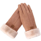 Gants épais et chauds - Marron - Ajustable ( 6 ½ à 8 ) | La boutique du chapeau