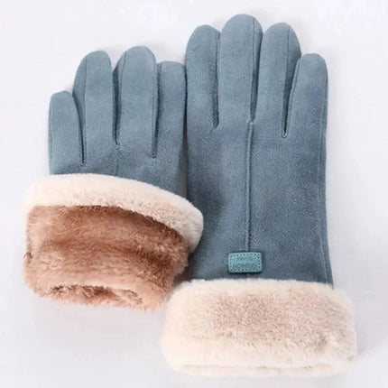 Gants épais et chauds - Marron - Ajustable ( 6 ½ à 8 ) | La boutique du chapeau