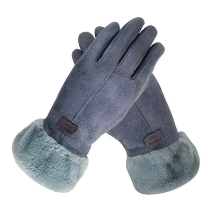 Gants épais et chauds - Gris - Ajustable ( 6 ½ à 8 ) | La boutique du chapeau