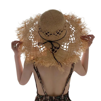 Grand chapeau de paille - Kaki - M (56 - 58cm) | La boutique du chapeau