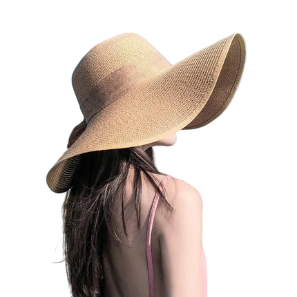 Grand chapeau de plage - Kaki - M (56 - 58cm) | La boutique du chapeau