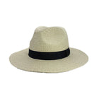 Panama classique avec ruban noir - Blanc - M (56 - 58cm) | La boutique du chapeau