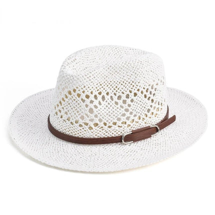 Panama classique respirant - Blanc - M (56 - 58cm) | La boutique du chapeau