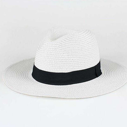 Panama en paille - Blanc - M (56 - 58cm) | La boutique du chapeau