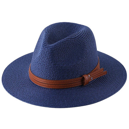 Panama en Paille Souple - Bleu marine - M (56 - 58cm) | La boutique du chapeau
