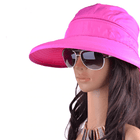 Paris-chapeau chapeau d'été Rose fuchsia Chapeau d'été avec Visière