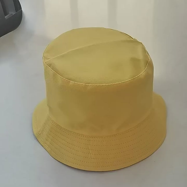 Chapeau bob unisexe coton réversible dôme - Vidéo