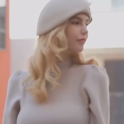 Chapeau hiver en feutre - Vidéo
