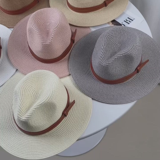 Chapeau Panama Unisexe — Pliable, Anti-UV & Style Intemporel - Vidéo