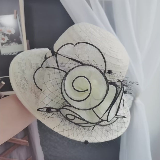 Chapeau femme voyage mariage - Vidéo