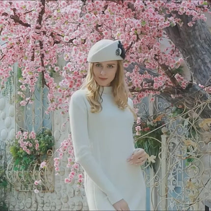 Chapeau fedora laine femme - Vidéo