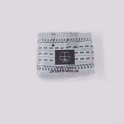 Ensemble homme bonnet cache-cou gants - Vidéo