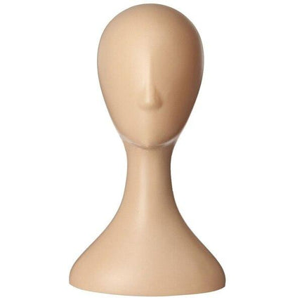Tête mannequin en plastique pour chapeau - Naturel - | La boutique du chapeau