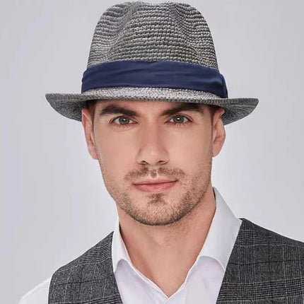 Trilby en paille pour l'été - Beige - M (56 - 58cm) | La boutique du chapeau