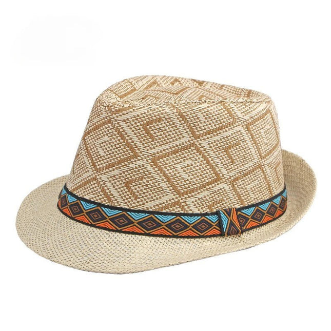 Trilby homme paille - Kaki - M (56 - 58cm) | La boutique du chapeau